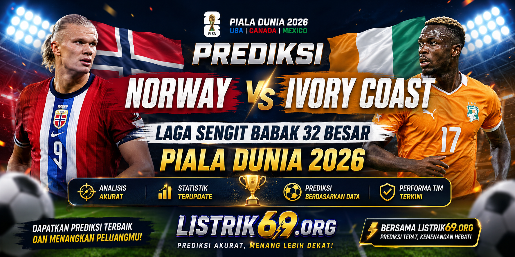 gambar Prediksi Norway vs Ivory Coast