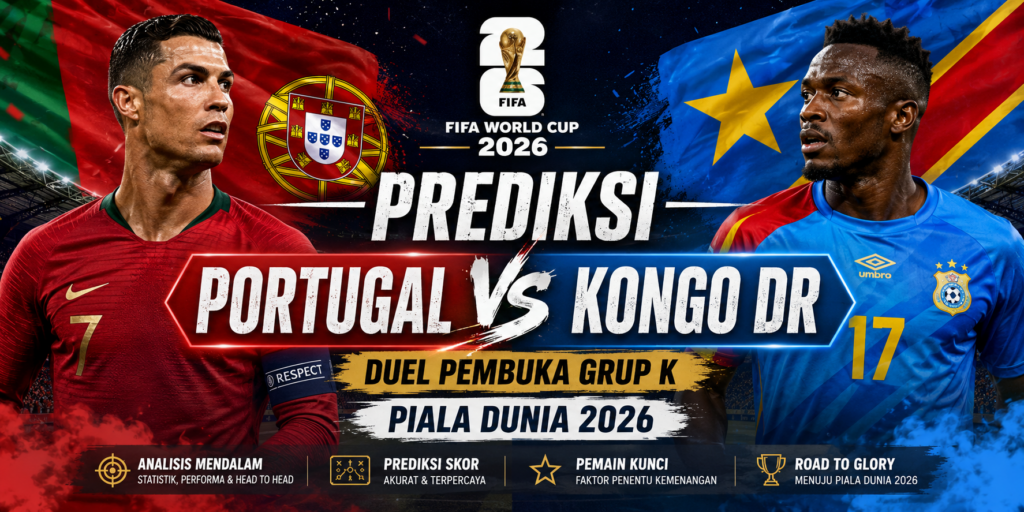 Prediksi Portugal vs DR Congo Duel Pembuka 2026