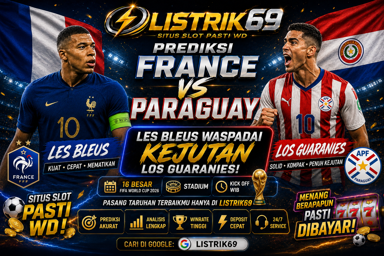 gambar France vs Paraguay