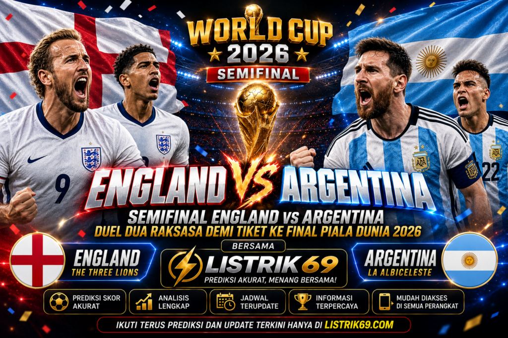gambar Semifinal England vs Argentina