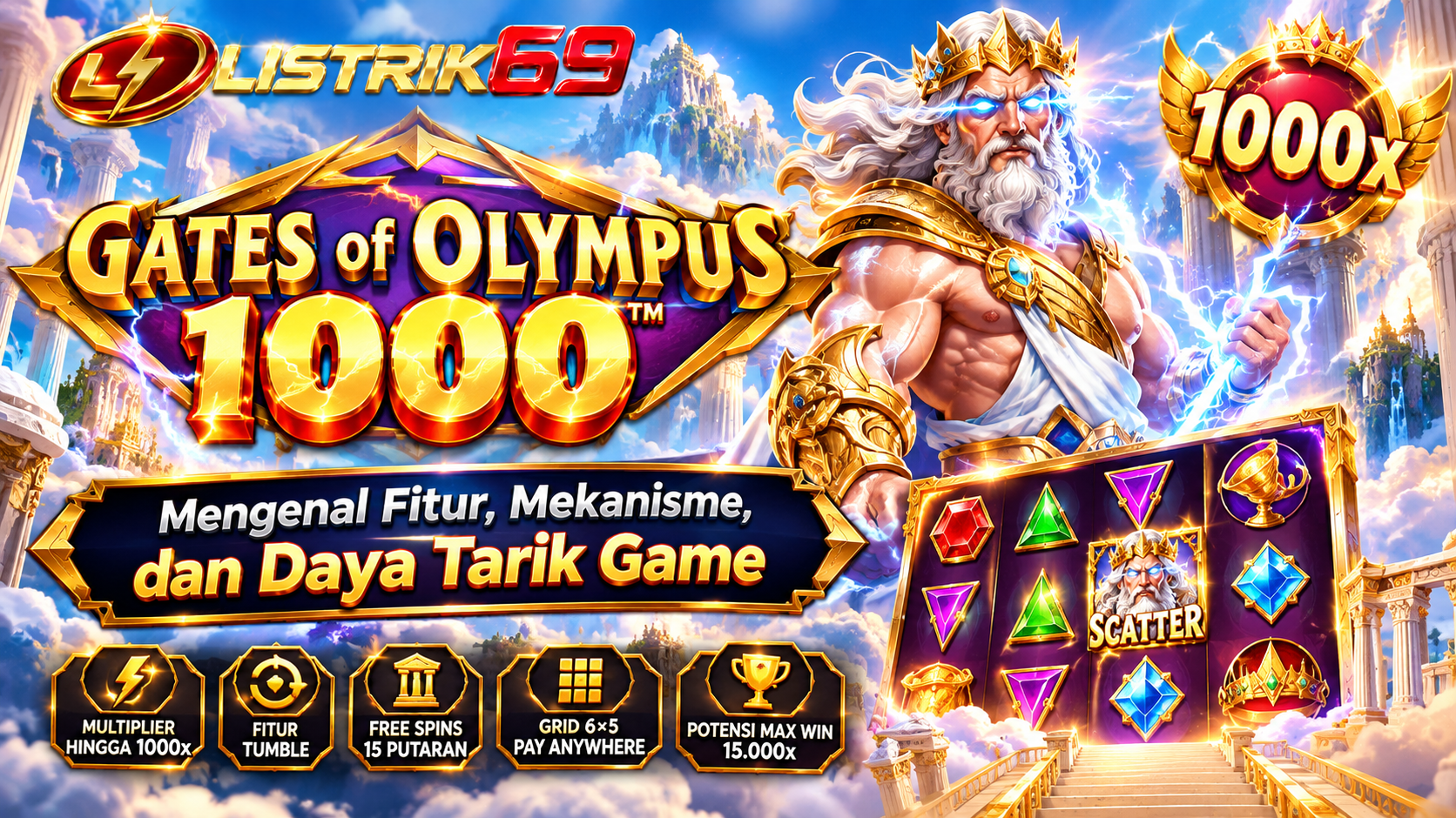 gambar Gates of Olympus 1000